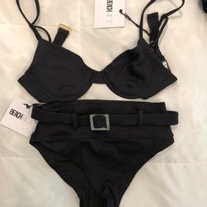 Beach Riot Camilla Top and BeltedHighway Bottom